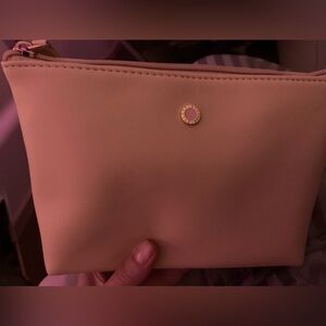 Brand new, authentic Bulgary cosmetic case with zipper and several compartments